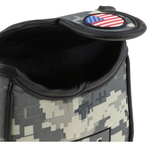 Golf Square Mallet Headcover Putter Cover Sleeve & Magnetic Closure for Golf Clubs