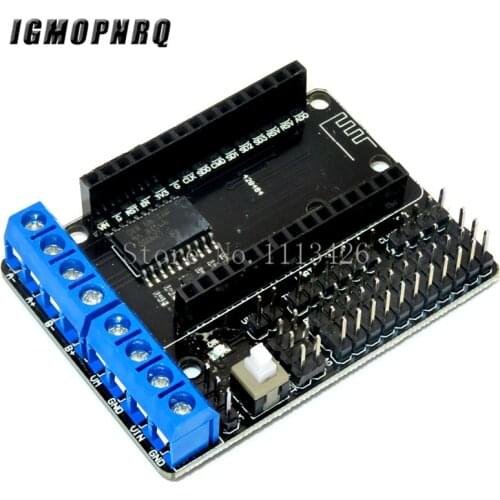 L293D For ESP8266 ESP-12E Dual High Power H-Bridge Module For Wireless WIFI NodeMcu Motor Driver Shield Board WIFI V3 CP2102