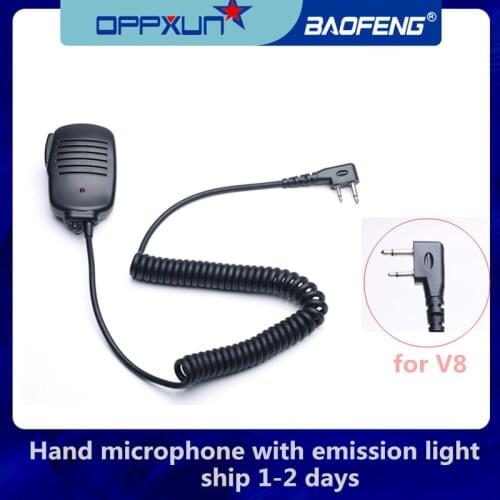 2021 Hot Wholesale 2PIN Hand Mike Microphone for ICOM V8 F21 F11 V82 V85 F26 F22 IC-02AT IC-03AT Walkie Talkie