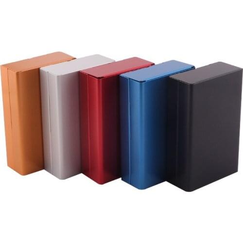 Hot Fashion Smoking Cigarettes Aluminum Cigarette Case Tobacco Case Cigar Holder Pocket Box Storage Container Gift Box