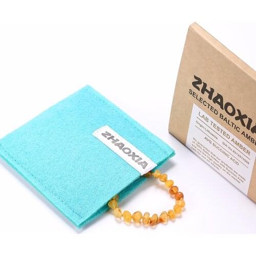 Best Raw Baltic Amber Bracelet for Adult(Lemon Raw) - 2 Sizes - Handmade Jewelry