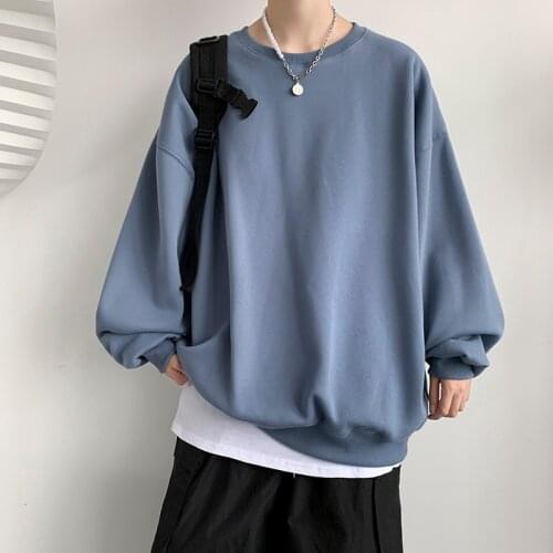 Autumn Men Casual Sweatshirts Harajuku 1997 Printed Men Oversized Hoodies 2020 Korean Man Casual Loose Pullovers