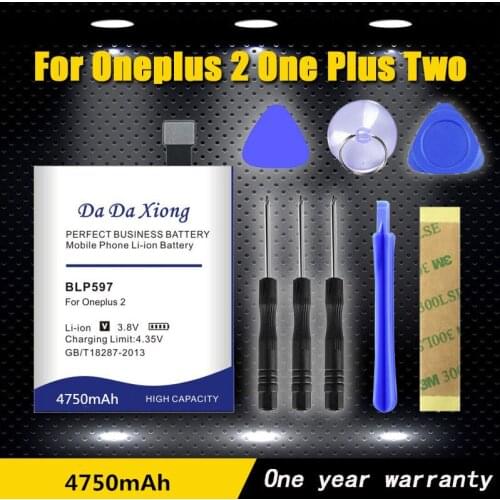 New High quality 4750mAh BLP597 Li-ion Phone Battery for Oneplus 2 One Plus Two High Quality Phone Battery