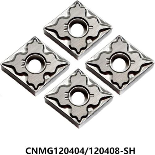 Original Carbide Inserts 10pcs CNMG120404-SH NX2525 CNMG120408-SH UE6020 CNMG 120404 120408 Turning Tool Lathe Cutter CNC