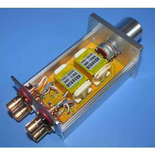 Permalloy 600Ω: 60K step-up transformer, 10 times magnification, ALPS potentiometer high-fax passive front controller