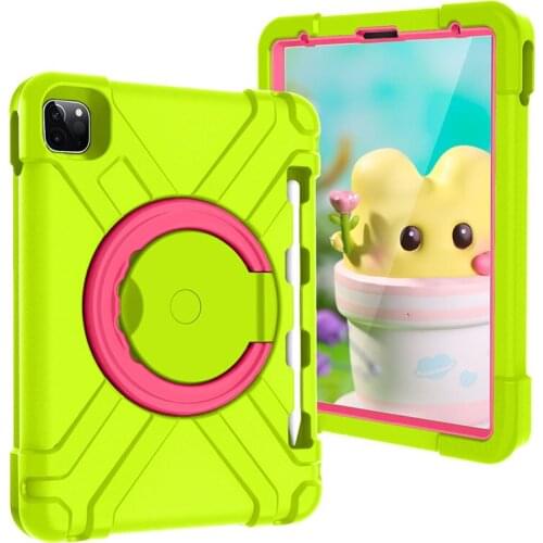 Portable EVA Kids Cover with Handle and Pencil Slot for iPad Pro 11 Air 4 Shockproof Case for iPad 10.9 2020 Kids Case