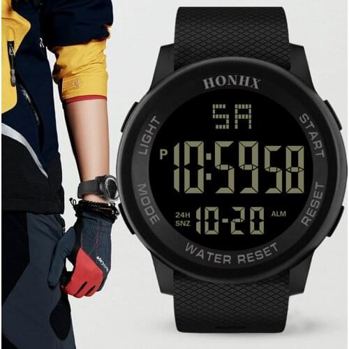 Luxury Mens Digital Watches Analog Digital Military Sport LED Waterproof Wrist Watch Outdoor LED Wrist Watches digital Clock