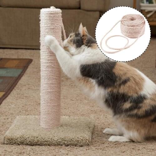 Handwoven Decorative Sisal Rope Sisal Rope For Cat Scratching Post Cat Tree Natural Sisal Rope 4mm/6mm Accessories For Home DIY