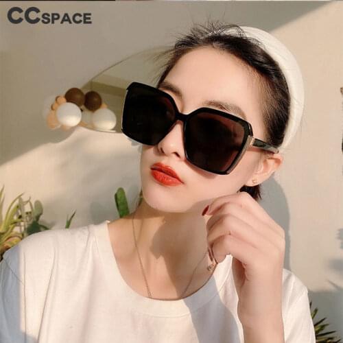 47557 Square Oversize Sunglasses Retro Charm Womens Shade UV400