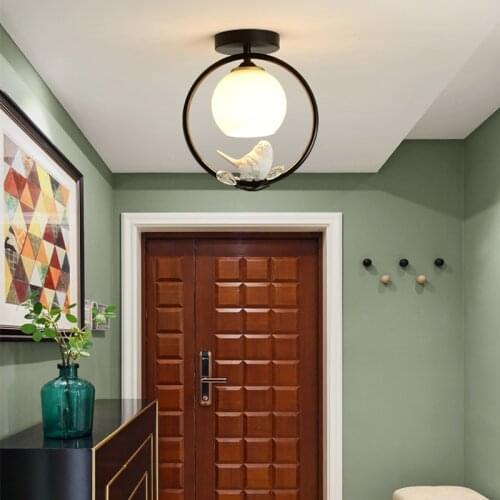 Modern Corridor Lamp Simple Hall Lights Entry Porch Corridor Light Northern Europe Creative Cloakroom Balcony Ceiling Light