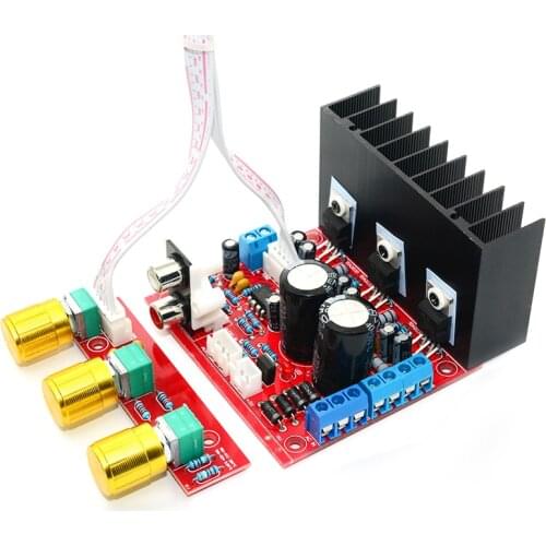 TDA7377 2.1ch amplifier Single power computer super bass 2.1 amplifier board 3 channel sound amplifier DIY suite