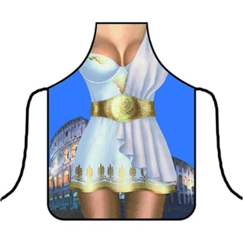 Funny Creativity Kitchen Apron for Men Women Home Cleaning Tool Waterproof Apron Sex Cotton Linen Easy to Clean WQ273