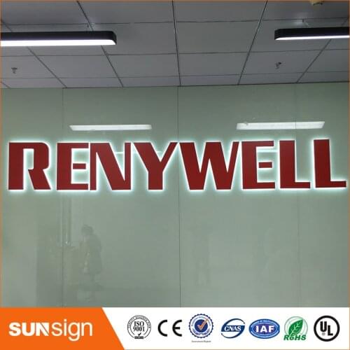 Factory Outlet outdoor advertising decor letter light waterproof Stainless steel backlit led signs