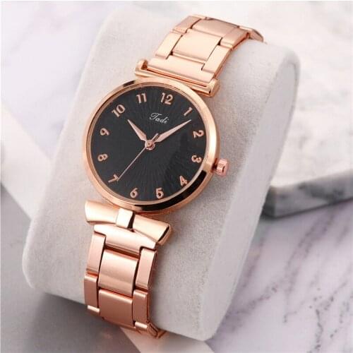 Top Luxury Brand Ladies Watch Fashion Rose Watch Women Wrist Watches Casual Dress Clock Relogio Feminino 2020 Bayan Saat