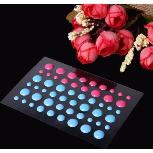 2017 Enamel Dot Self Adhesive Embellishment for Cardmaking and Craft Scrapbook DIY Scrapbooking Embellishments