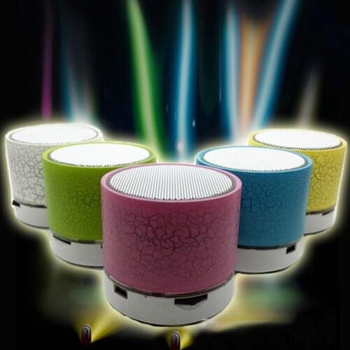 Bluetooth Speaker Mini-Portable Car Led Subwoofer U Disk Card Sound Speaker Audio And Video Speaker Music Sound For Mobile Phone