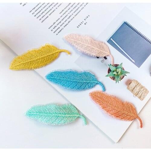 Autumn Winter Children Cute Colors Leaves Ornament Hair Clips Girls Lovely Knitting Barrettes Hairpins Kids Hair Accessories