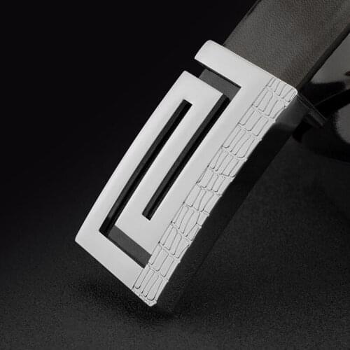 Hot sale G smooth buckle belt luxury belts Cowhide Genuine designer high quality fashion vintage male women strap