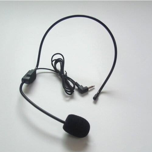 Portable 3.5mm Plug Headwear Microphone Voice Amplifier for iPhone Windows PC