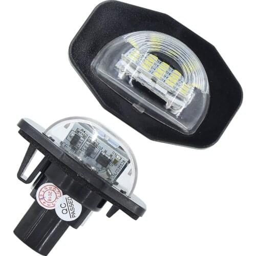 2Pcs Canbus Led License Plate Lights For Toyota Alphard/Auris/Corolla-Wgona/Wish/Sienna/Urban Cruiser/Scion Car Number lamp