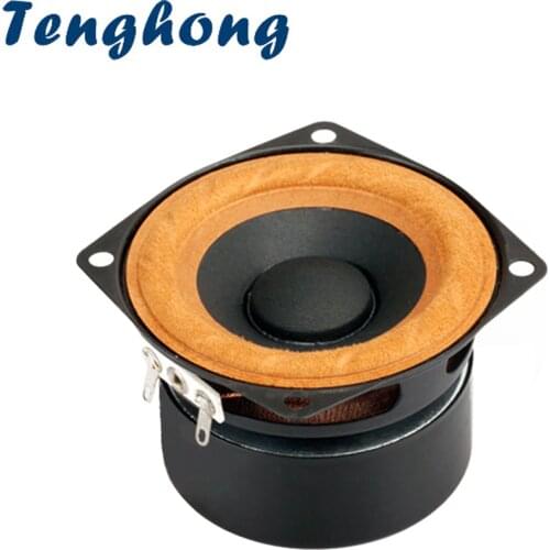 Tenghong 2PCS 2.5 Inch 15W Cloth Hanging Edge Hifi TV Computer Portable Bluetooth Full Range Speakers Unit Loudspeaker Desktop