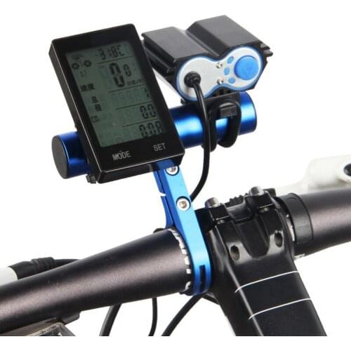 Outdoor Cycling Bike Single Pole Extension Rack 10CM Carbon Tube Bike Rack Extension Bracket Aluminum Alloy Handlebar Holder