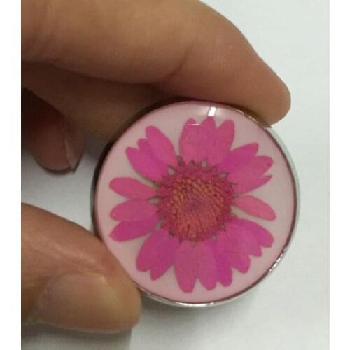 FREE SHIPPING 12 PCS Vintage Lovely Flower real pink color sunflower ring