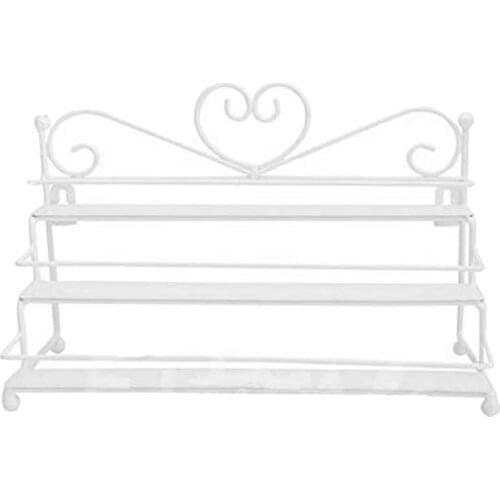 3 Layer Metal Makeup Organizer Lipstick Holder Display Rack Case Cosmetic Nail Polish Make Up Organiser Tool