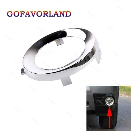57731SC000 1Pcs Fog Light Lamp Ring Cover Trim Driver Or Passenger Side Chrome For Subaru Forester 2009 2010 2011 2012 2013