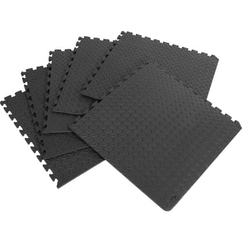 8/12/18PCS Set 30*30cm Protective Floor Mat Anti-slip Bubble Bowl Foam Exercise Cushion Fitness Equipment Home Gym