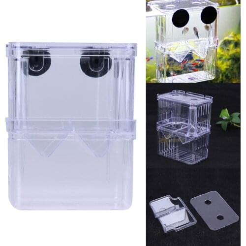 1pc Acrylic Fish Tank Breeding Isolation Box Aquarium Hatchery Incubator Holder Aquarium Accessories fish supplies