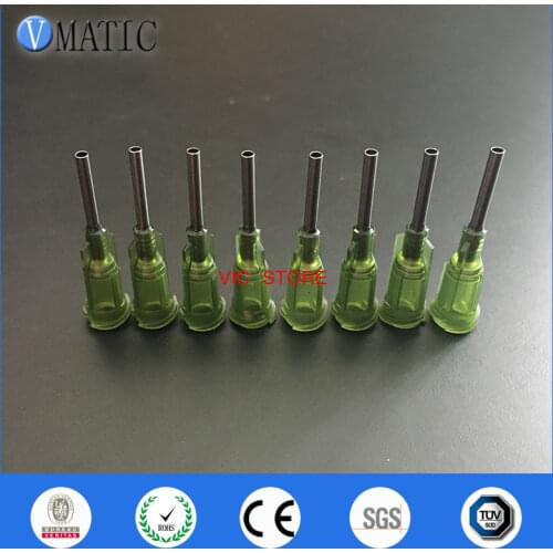 Free Shipping 100 Pcs Luer Lock Dispensing Needle 1/2 Inch 14G Dispense Needle Tip 0.5