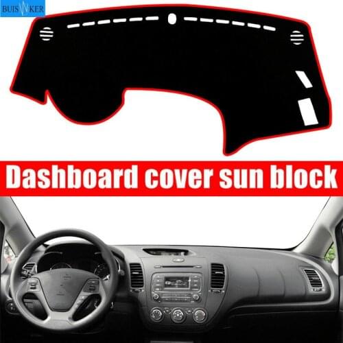 For Kia Cerato Forte K3 2013 2014 2015 2016 2017 2018 Car Dashboard Cover Pad Mat Dash Sun Shade Instrument Carpet Accessories