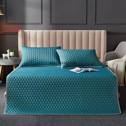 Solid latex fiber fitted sheet set with elastic band summer Folding sheet set anti dust mite mattress cover bed mat cool 3pcs