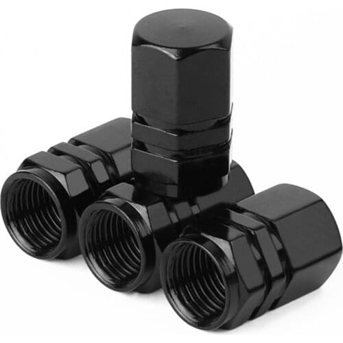 Hot New Colorful Car Moto Bicycle Tire Air Valve Caps Dust Cove Square Universal Aluminum alloy Wheel Air Dust Caps Auto Parts