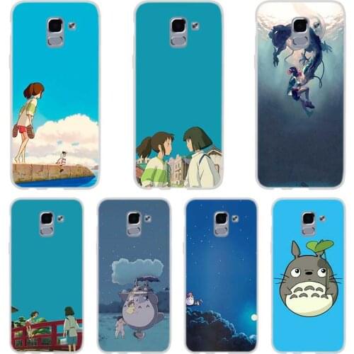 Cute Totoro Spirited Away Ghibli Phone case For Samsung Galaxy J6 J4 J8 Plus J7 2018 J3 J5 J7 Prime Pro 2017 2016 Covers