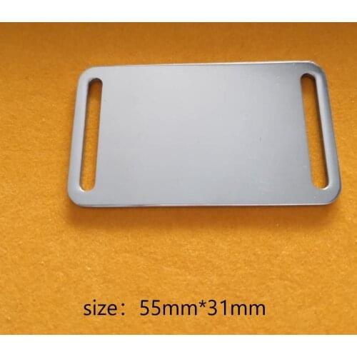 Spot blank dog tag hot sale can engrave your own logo bracelet necklace dog tag