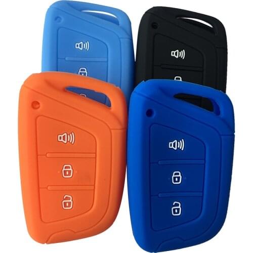 Silica Gel Cute Key Cover Case for JAC T50 S2 S3 S4 S5 S7 Key Case for Car Cover for Alarm Smart Remote Keychain Accessory