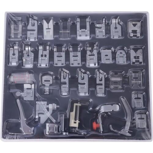 32/72Pcs Household Multifunctional Sewing Machine Accessories Knitting Blind Stitch Darning Presser Feet Kit Set
