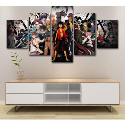 5 piece canvas art Janpanese anime posters wall art pieces wall arts decor posters UP-1829B