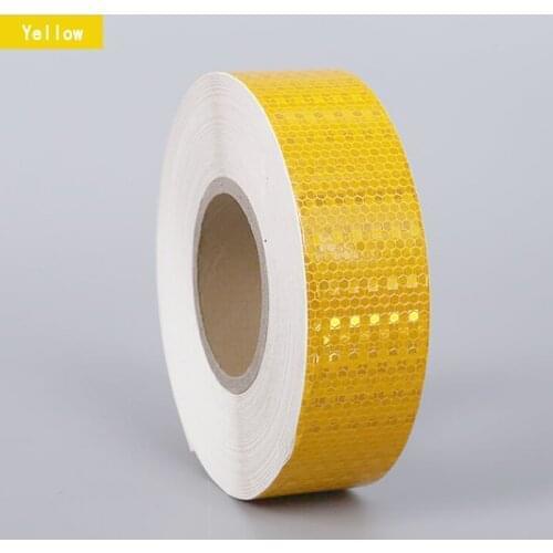 5cmx10M/Roll Reflective Safety Warning Conspicuity Tape Film Sticker Strip Car Accessories