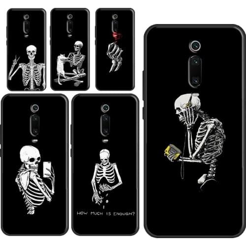 Aesthetics Skeleton Case For POCO X3 Pro M3 F1 F2 F3 Cover For Xiaomi Mi 11 Ultra Note 10 Lite Mi 9T 10T Pro