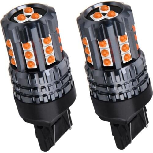 2PCS New T20 7443 W21/5W 7440 W21W Super Bright LED Auto Brake Bulbs Backup Reverse Lamp Car Daytime Running Lights Turn Signals