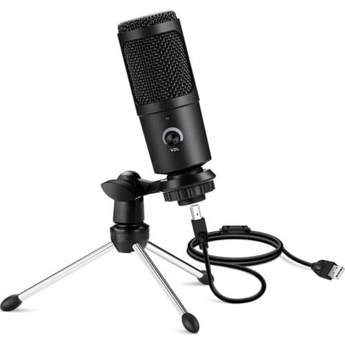 Condenser Microphone,USB Microphone PC Laptop Gaming Mic for Recording, Voice Over, Streaming, Home Studio
