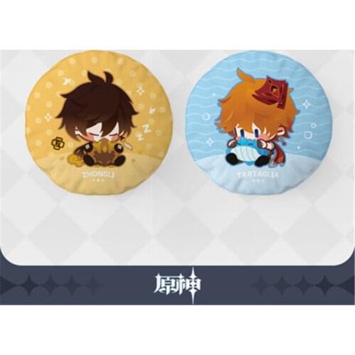Genshin Impact Original Tartagli Zhong Li ZhongLi 48cm Round Shape Plush Pillow Doll Toy Sa YS