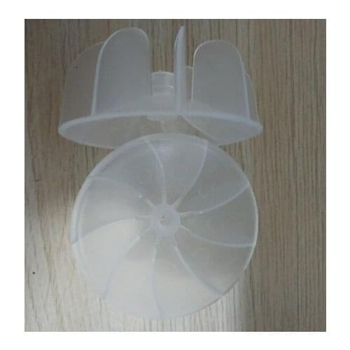 4mm hole white hair dryer fan blade H27mm diameter 62mm ind turbine barber salon common duct