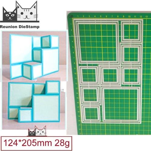 Agency Card Framework Metal Cutting Dies Decorative Scrapbooking Steel Craft Die Cut Embossing Paper Cards Stencils