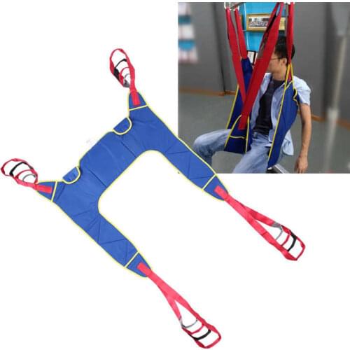 230kg Load Lift Sling Reusable Body Belt 4 Hanging Ropes Safe Firm Professional Mobile Sling Help The Patient Move Position