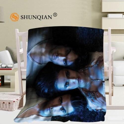 Custom The Vampire Diaries Blanket Manta Falafel Blanket Sofa/Bed/Plane Travel Bedding56x80inch 50X60inch 40X50inch