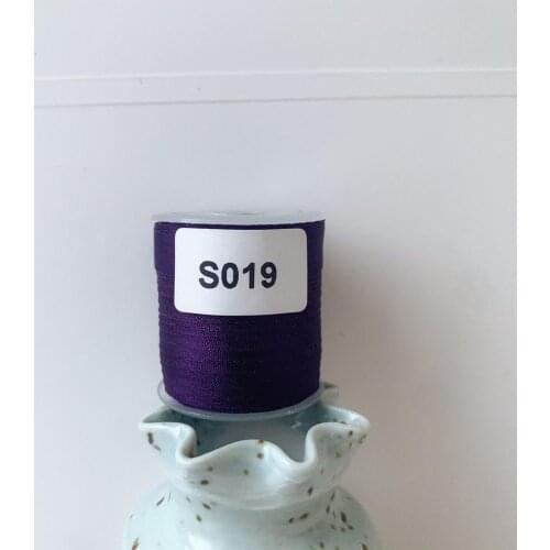 S019 A Roll Wholesale 2mm-36mm 100% Pure Silk Embroidery Ribbons Handcraft Supply Double Faced Thin Taffeta Silk Ribbon